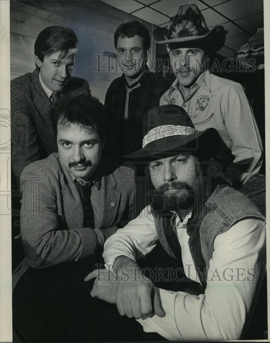 1985 Phil Delta and his River Delta Band, Jim Ohlschmidt Daniel More-Historic Images