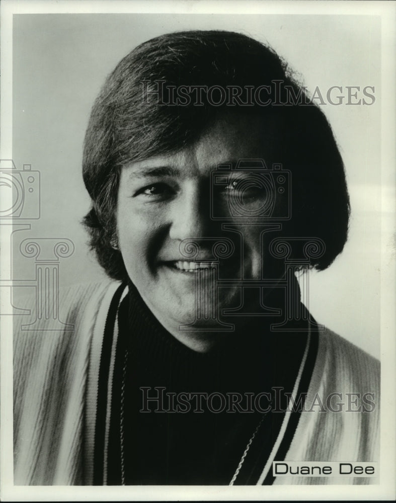 1974 Press Photo Duane Dee, entertainer. - mjp09592 - Historic Images