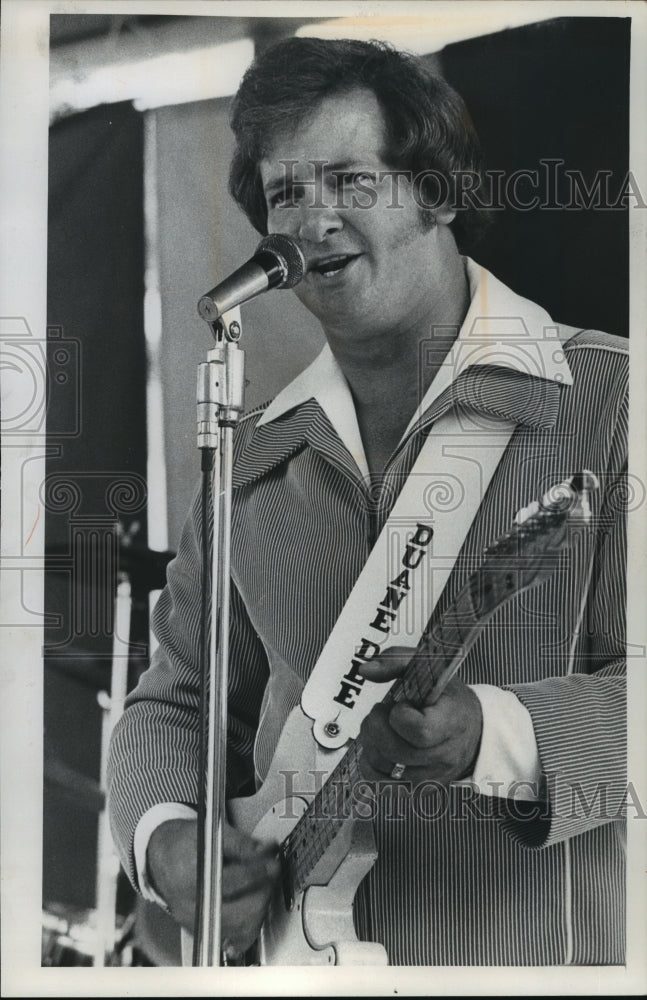 1974 Press Photo Duane Dee, American country music singer and musician. - Historic Images