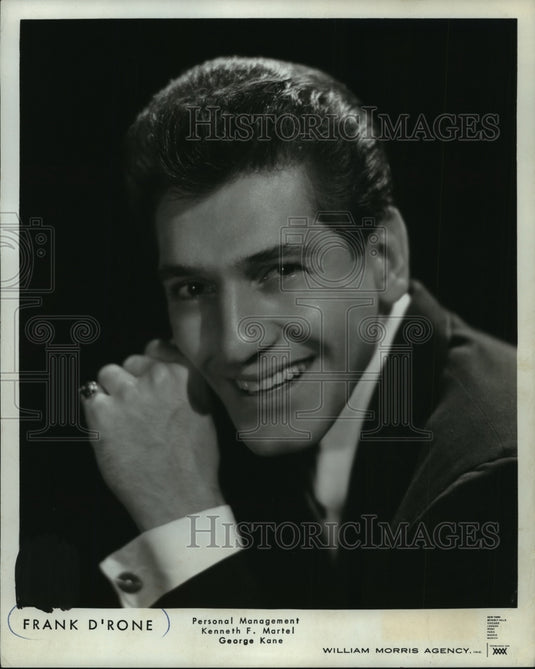 1968 Press Photo Frank D'Rone, jazz singer and guitarist. - mjp09763-Historic Images