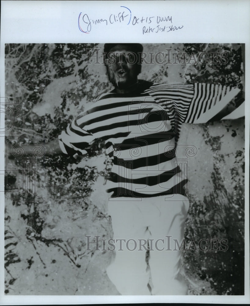 Press Photo Jimmy Cliff, Jamaican ska and reggae musician and singer.-Historic Images