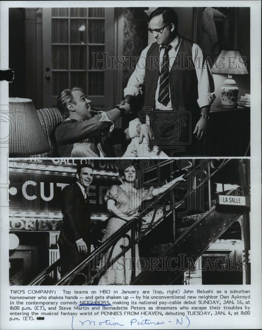 1983, Scenes from Neighbors and Pennies from Heaven, on HBO. - Historic Images
