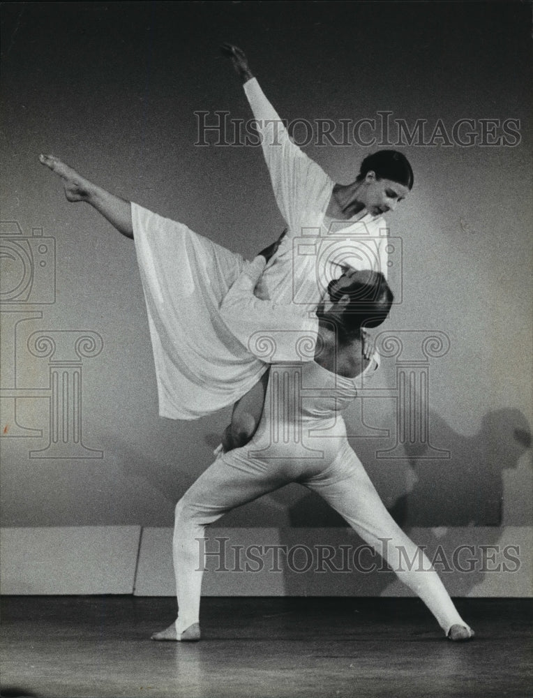 1979, David H.B. Drake and Betty Salamun in Dancecircus &quot;Winterdawn&quot; - Historic Images