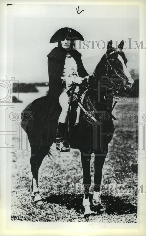 1982 Press Photo Albert Dieudonne of "Napoleon" - mjp10037 - Historic Images