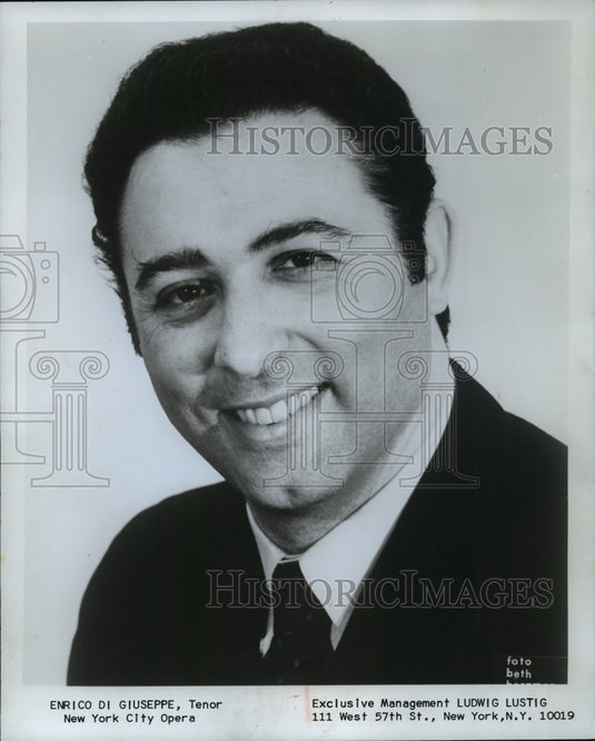 1970 Press Photo Enrico di Giuseppe, Tenor, New York City Opera - mjp10044 - Historic Images
