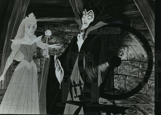 1970 Press Photo Briar Rose, Wicked Witch in Walt Disney's "Sleeping Beauty" - Historic Images