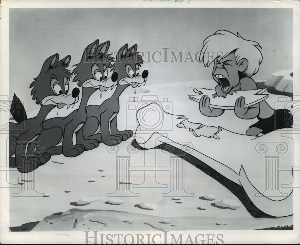 1967 Press Photo Pecos Bill in &quot;How the West Was Lost&quot; Disney Animated Film-Historic Images