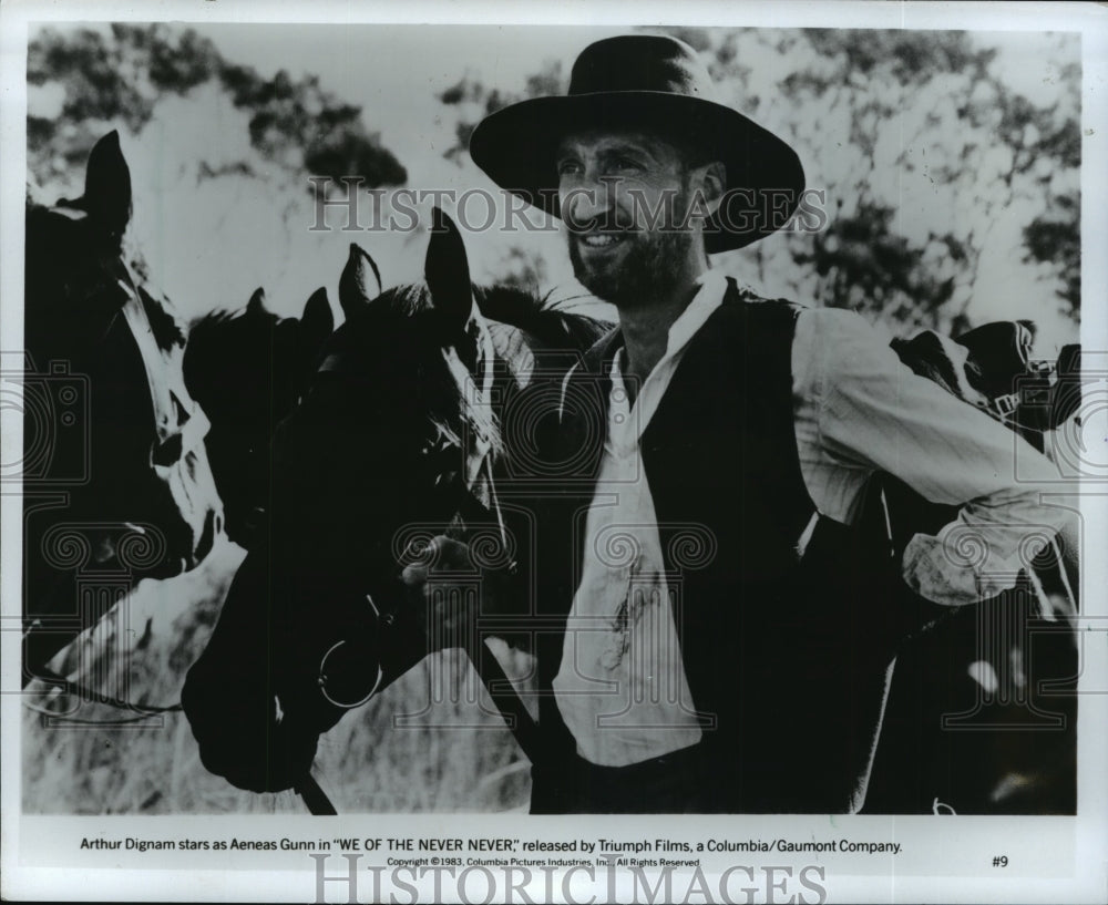 1983 Press Photo Arthur Dignamin stars in We of the Never Never. - mjp10262 - Historic Images