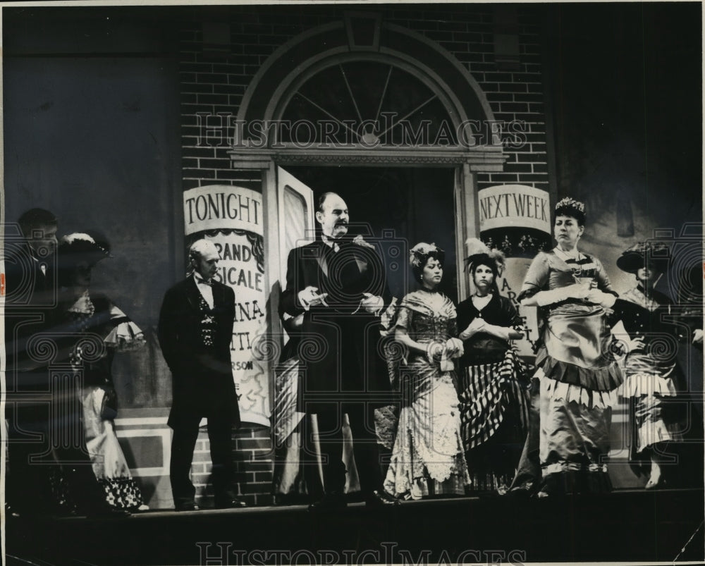 1959 Press Photo Scene from "The Ballad of Baby Doe" Pioneer Opera, Central City - Historic Images