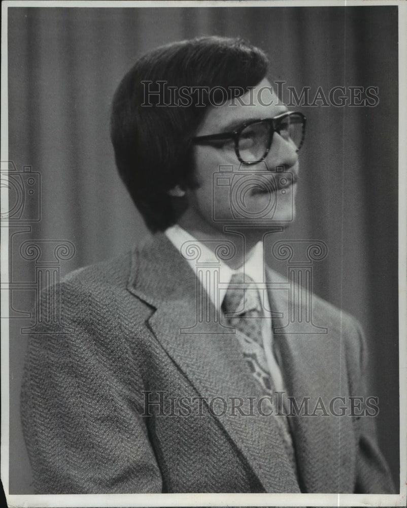 1982 Press Photo Announcer Dave Edwards - mjp10475 - Historic Images