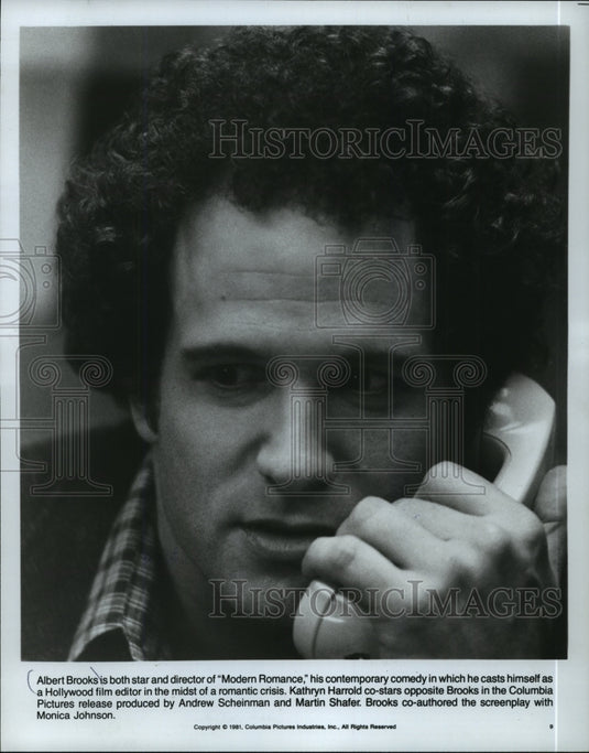 1981, Albert Brooks stars in and directs Modern Romance. - mjp10532 - Historic Images