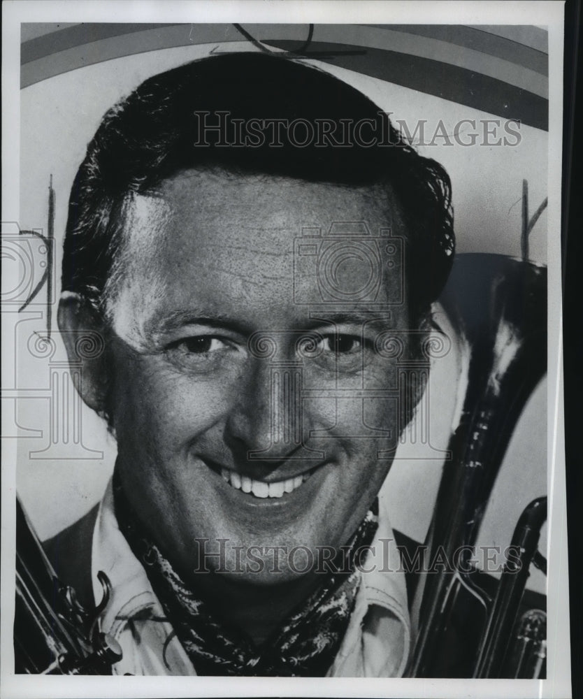 1972 Press Photo Danny Davis, leader of the Nashville Brass, which has new album- Historic Images