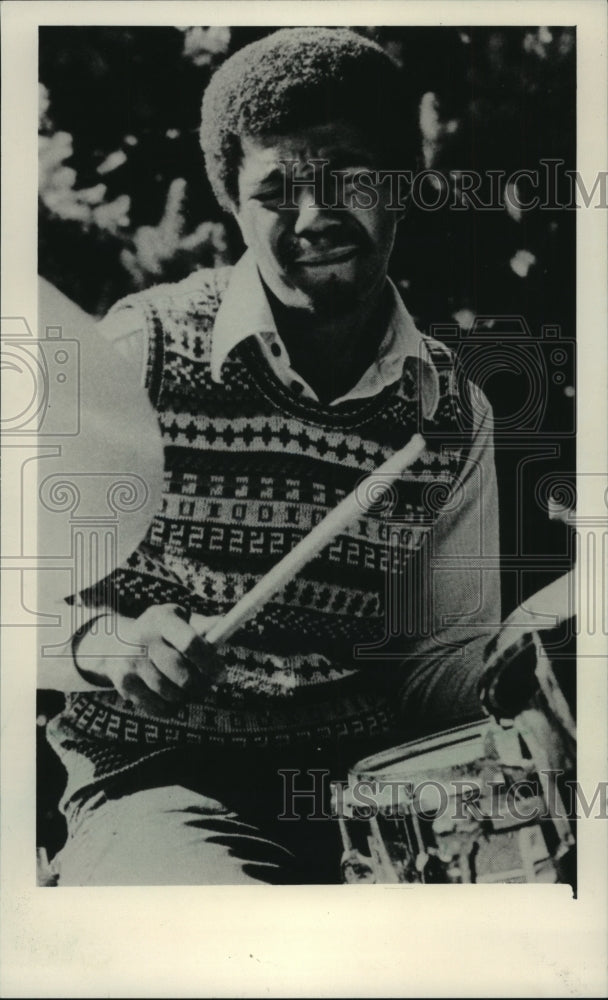 1983 Press Photo Drummer Jack DeJohnette and Special Edition at Jazz Gallery. - Historic Images
