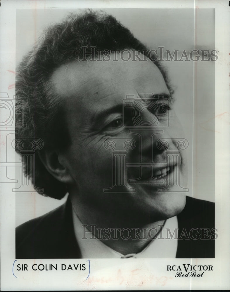 1988 Press Photo Colin Davis, conductor. - mjp10635 - Historic Images