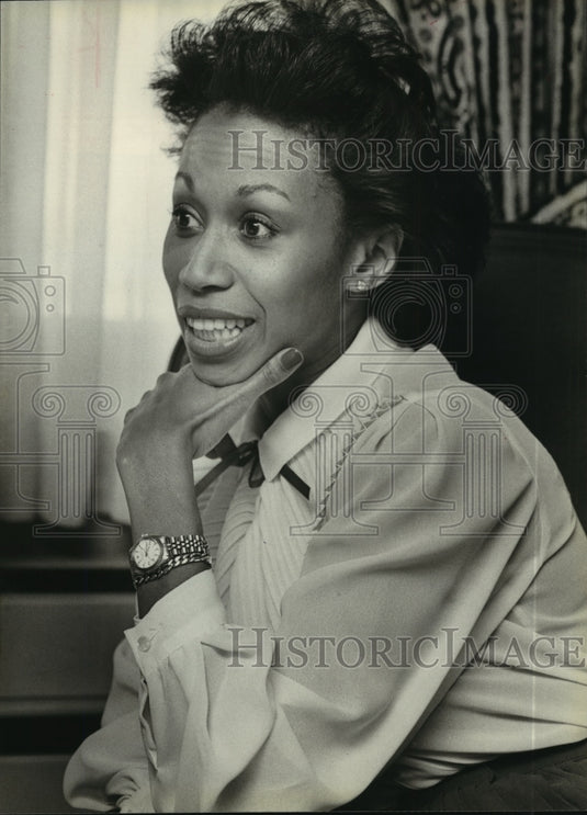 1980, Altovise Davis at appearance for Can't Stop the Music. - Historic Images