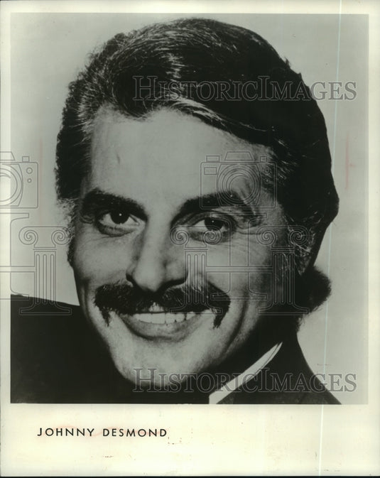 1965 Press Photo Johnny Desmond, traditional pop music singer and actor. - Historic Images