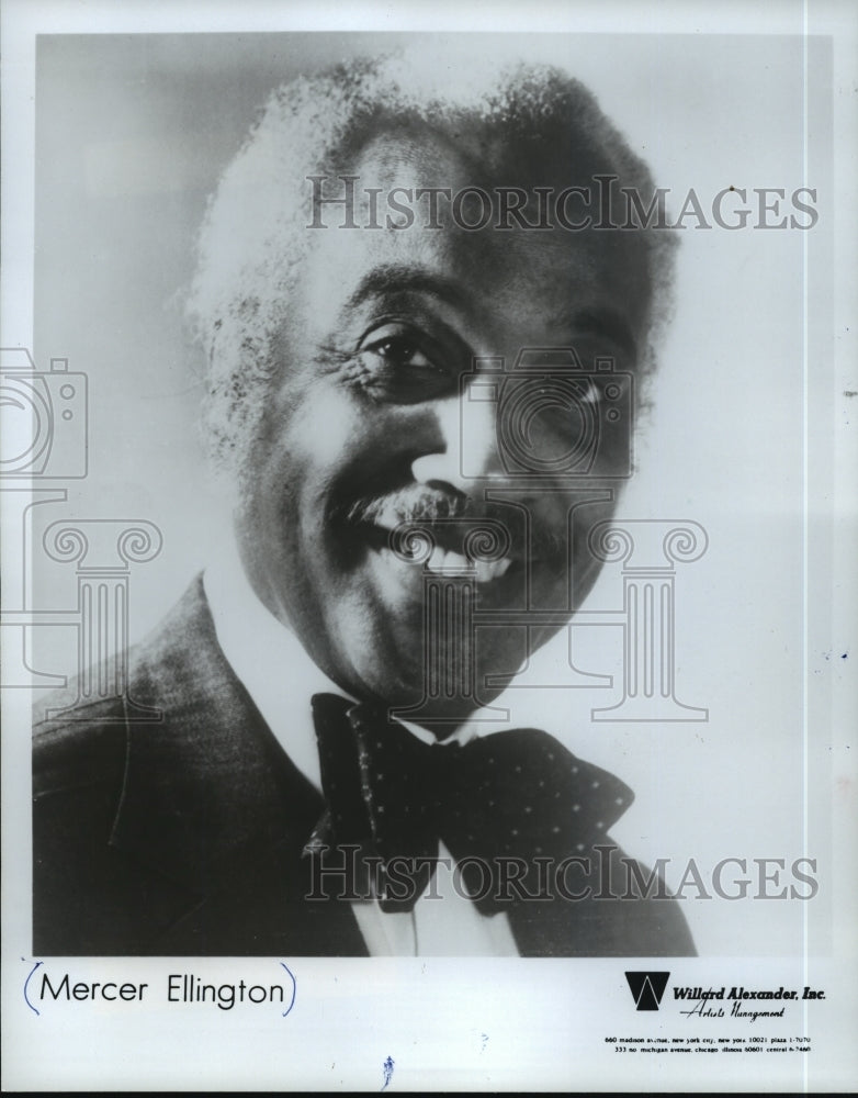 1982, Mercer Ellington, jazz trumpeter, composer and arranger. - Historic Images