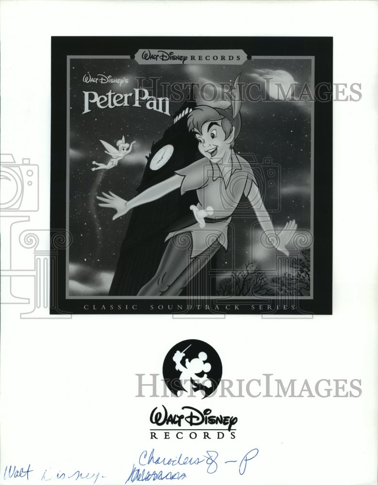 Press Photo Walt Disney Records soundtrack of Peter Pan. - mjp10872 - Historic Images