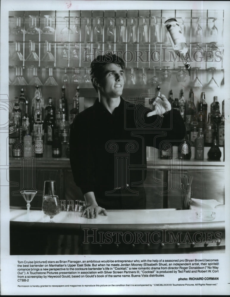 1988 Press Photo Tom Cruise in a scene from Cocktail. - mjp10927 - Historic Images