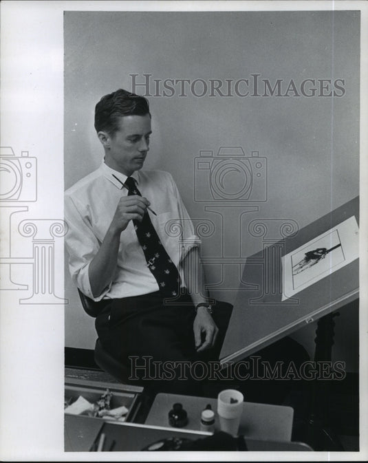1969 Tom Curtis,Milwaukee Journal Sentinel Cartoonist. - Historic Images