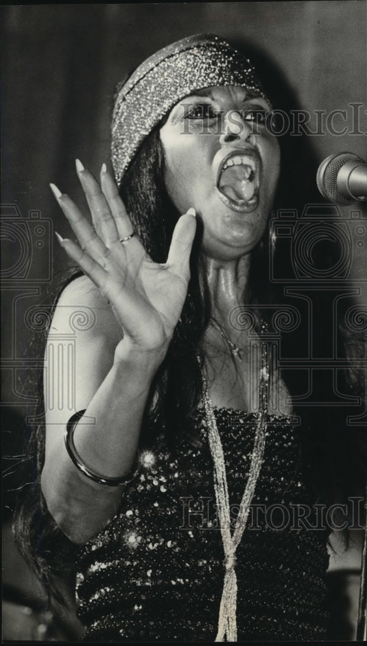 1979, Joey Cross, Milwaukee area singer, at Next Door Lounge. - Historic Images