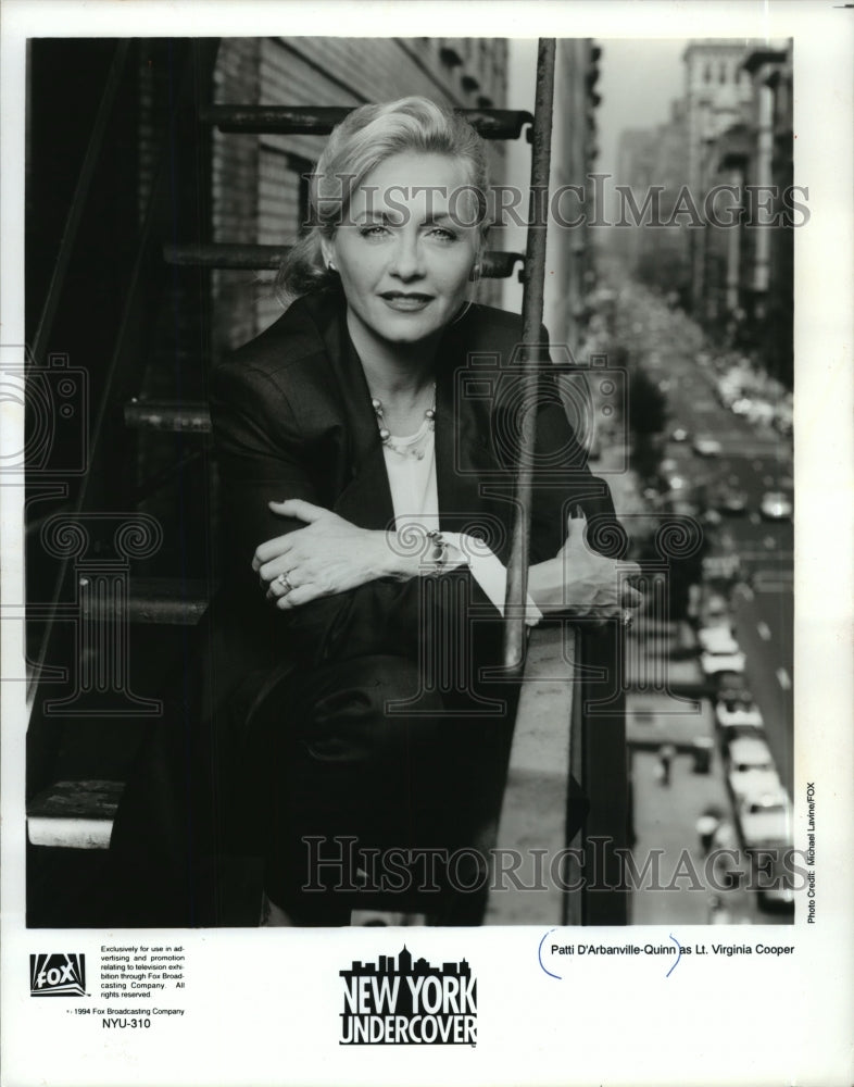 1994, Patti D&#39;Arbanville stars in New York Undercover. - mjp11013 - Historic Images