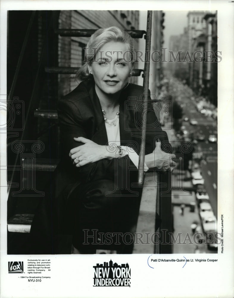 1994, Patti D'Arbanville stars in New York Undercover. - mjp11013 - Historic Images