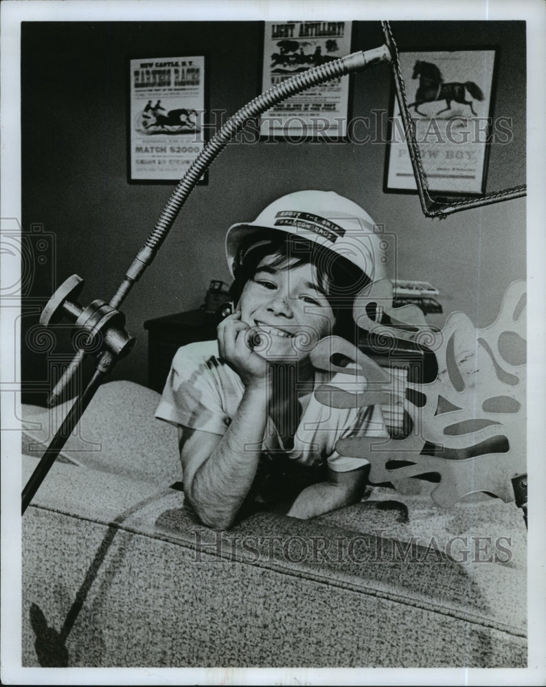 1971 Press Photo Brandon Cruz stars in The Courtship of Eddie's Father, on ABC. - Historic Images