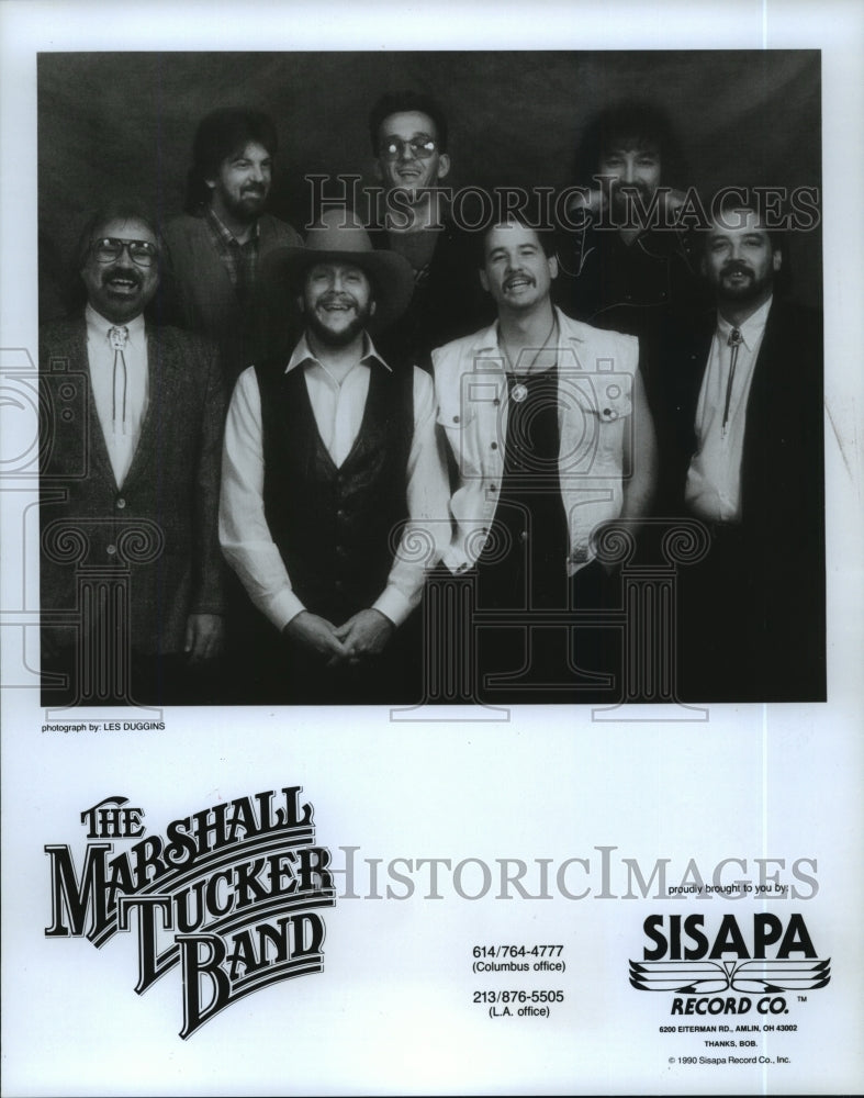 1990, The Marshall Tucker Band, southern rock band. - mjp11051 - Historic Images
