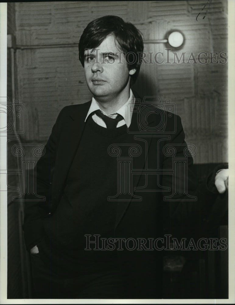 1982 Press Photo Playwright Christopher Durang at New York Rehearsal Studio- Historic Images