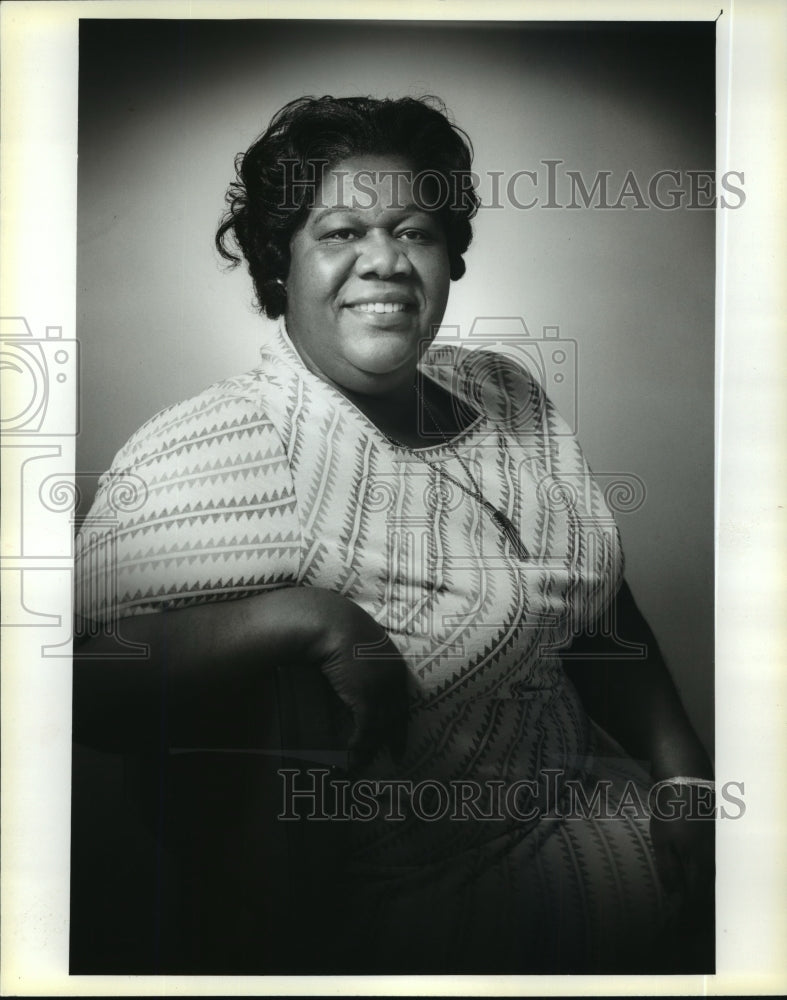 1979 Press Photo Dorothy Daniel, composer with University of Wisconsin Milwaukee-Historic Images