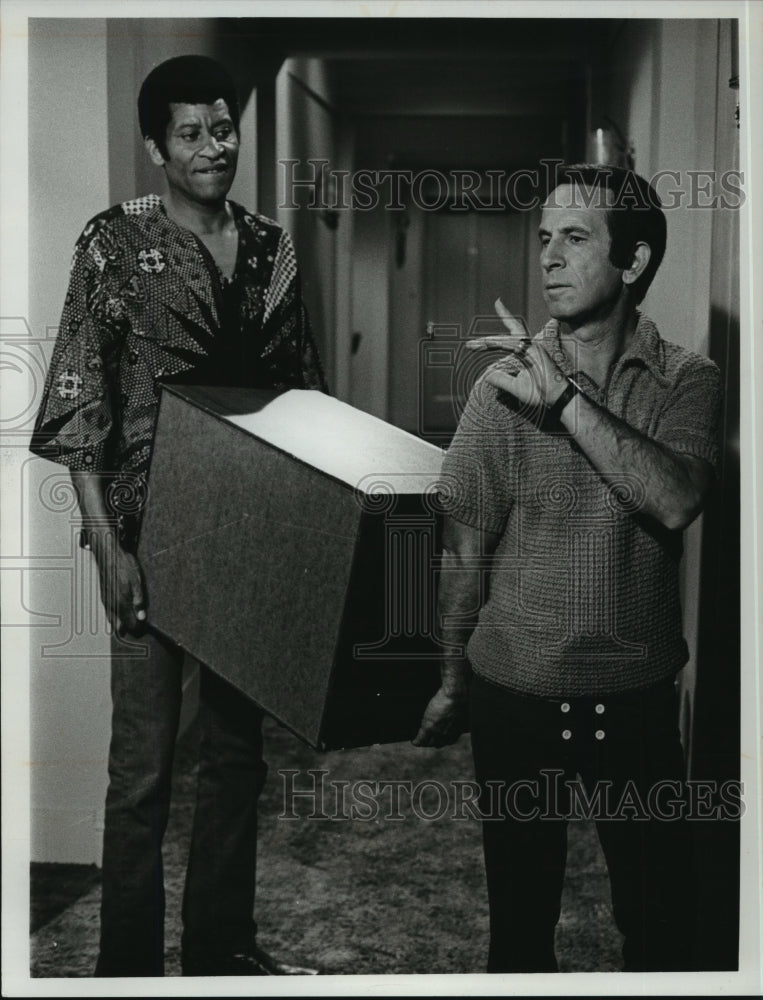 1971 Press Photo Rupert Crosse and Don Adams star on The Partners, on NBC. - Historic Images