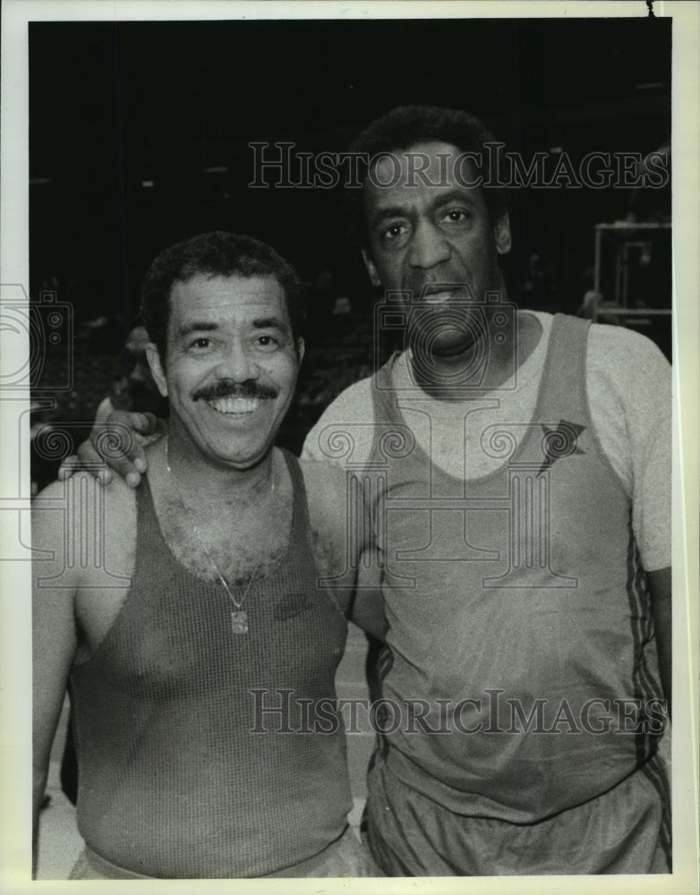 1985, Bill Cosby and Josh Culbreath on The Cosby Show, on NBC. - Historic Images