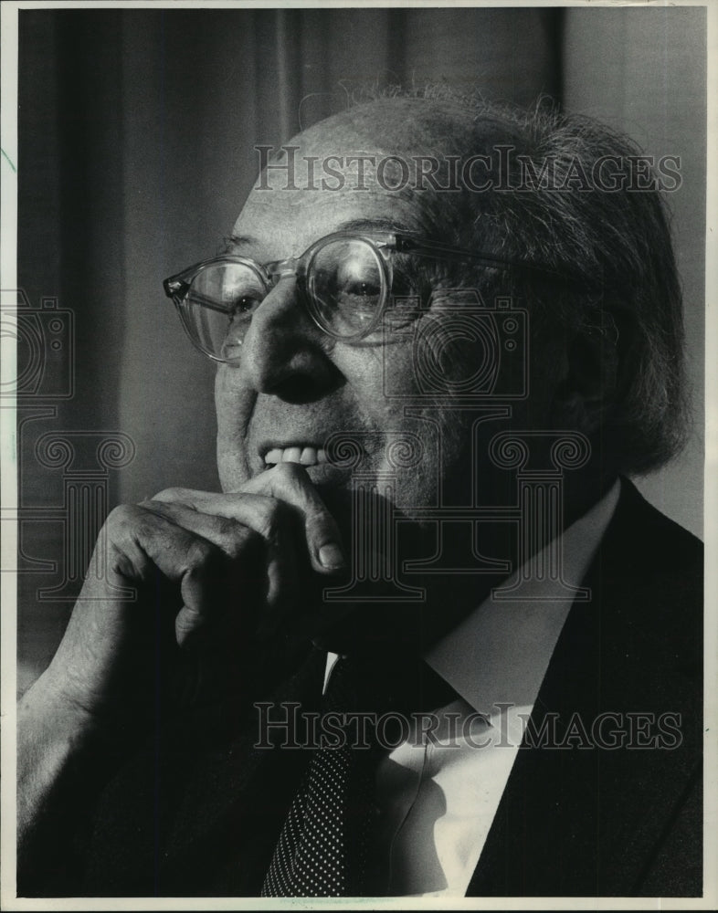 1983 Press Photo Aaron Copland, American composer, conductor and teacher. - Historic Images