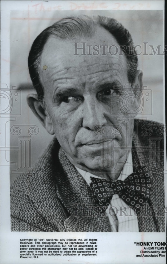 1981 Press Photo Hume Cronyn stars in Honky Tonk Freeway. - mjp11351 - Historic Images