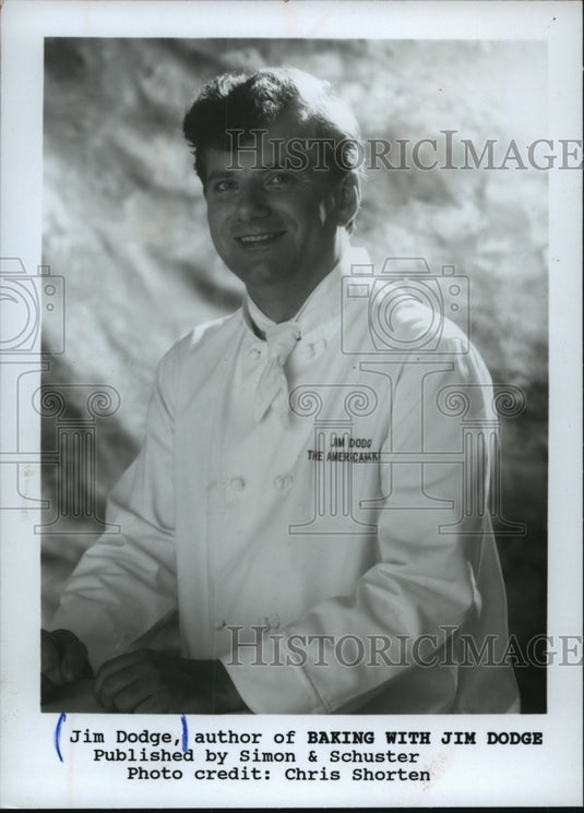 1991, Jim Dodge, author of Baking with Jim Dodge. - mjp11474 - Historic Images