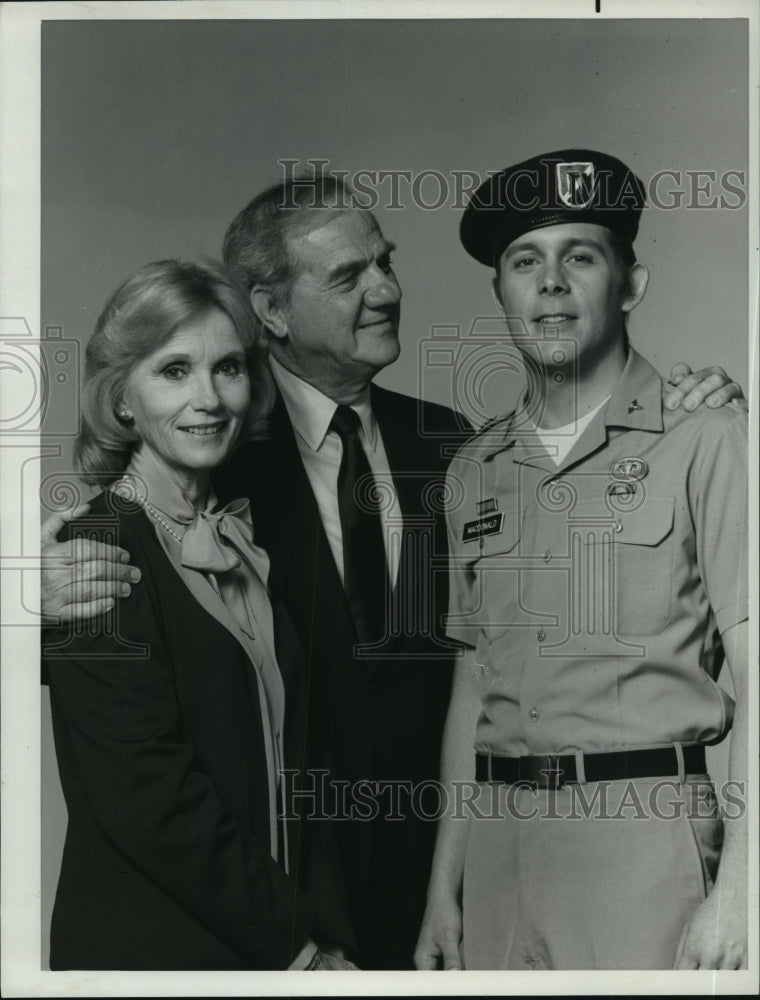 1984, Eva Marie Saint and Gary Cole star in Fatal Vision, on NBC. - Historic Images