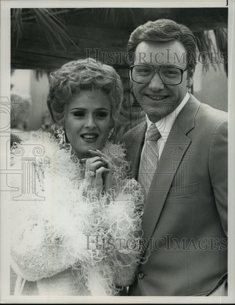 1990 Press Photo Bernadette Peters and Kevin Spacey star in Fall from Grace. - Historic Images