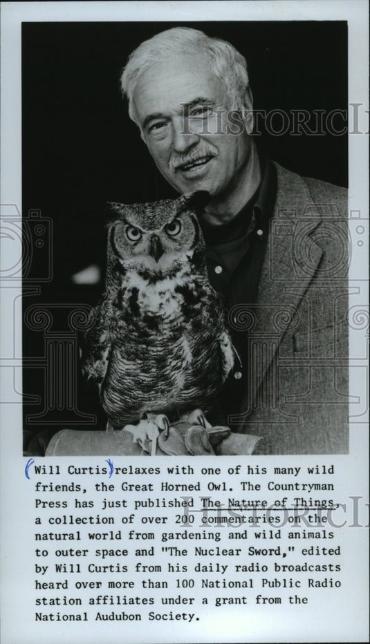 1985, Will Curtis, author of The Nature of Things. - mjp11503 - Historic Images