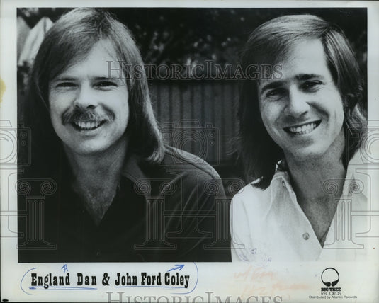 1978 Press Photo England Dan and John Ford Coley, soft rock duo. - mjp11618 - Historic Images