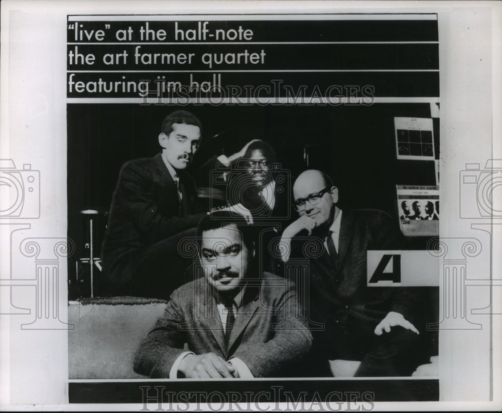1964 Press Photo The Art Farmer Quartet featuring Jim Hall at the Half-Note.-Historic Images