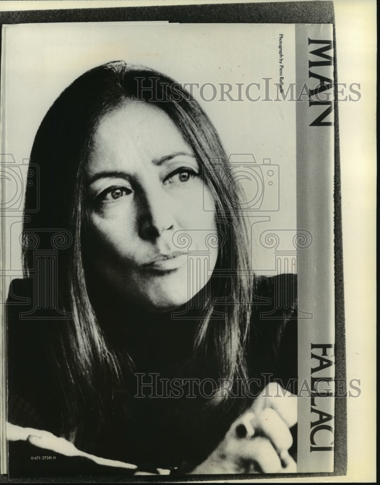1980 Press Photo Oriana Fallaci, Italian Journalist - mjp11892 - Historic Images