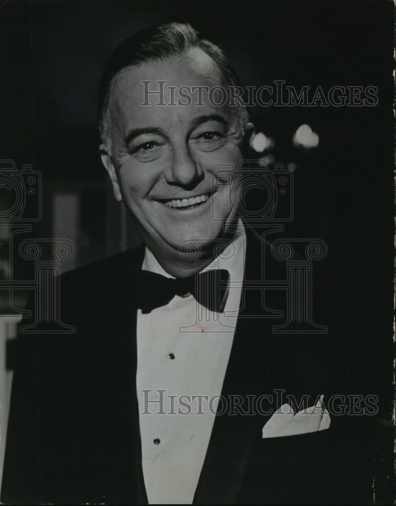 1964, Actor Maurice Evans in &quot;Just One Happy Family&quot; ABC TV - Historic Images