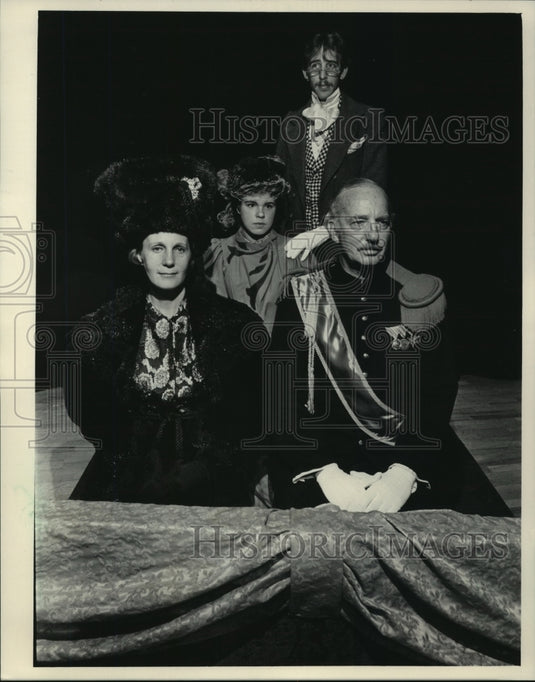 1983 Press Photo Falls Patio Players "The Good Doctor" Play Cast Members - Historic Images