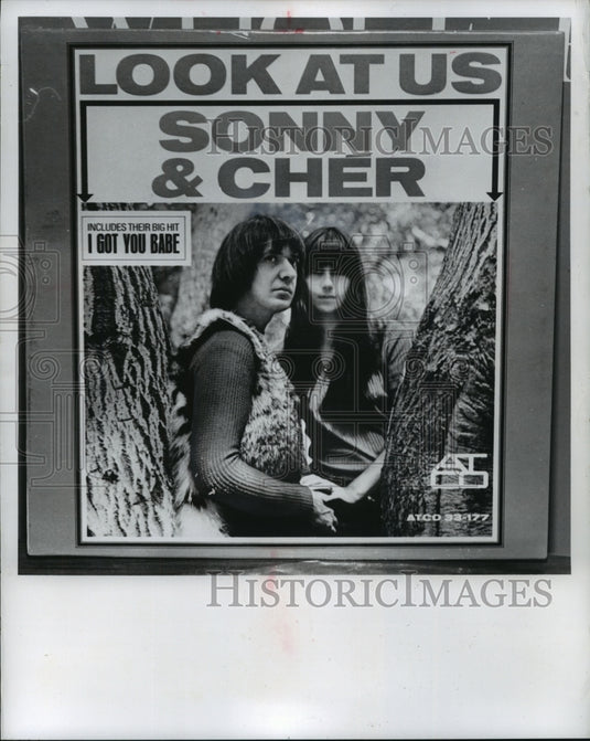 1965, Sonny & Cher "Look at Us" Milwaukee Sentinel Young America Week - Historic Images