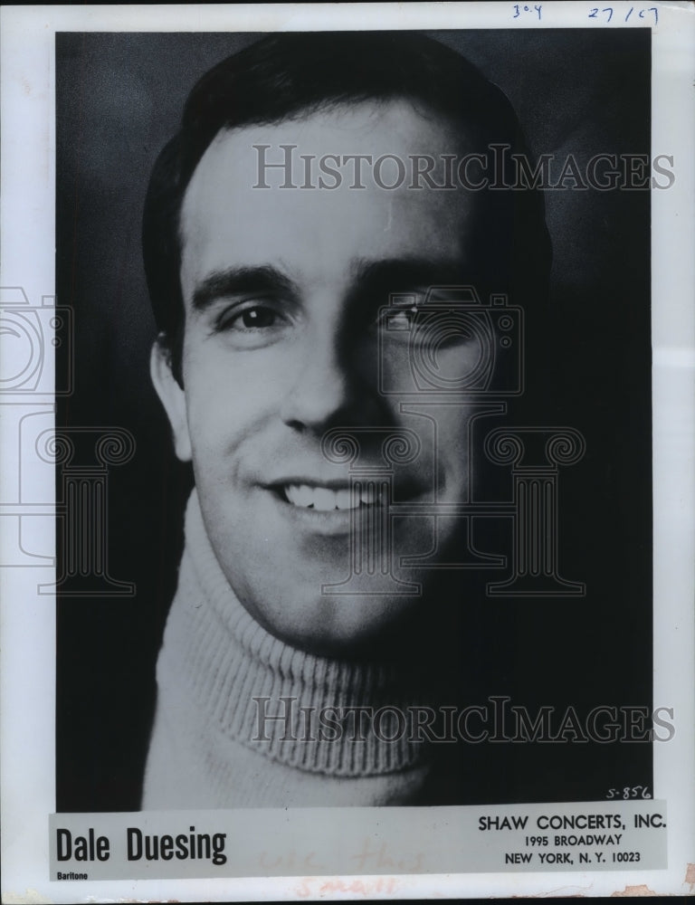 1979, Dale Duesing, Baritone Singer - mjp12123 - Historic Images