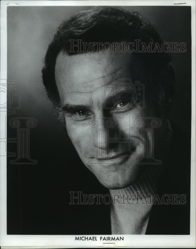 1983 Press Photo Actor Michael Fairman of &quot;Any Which Way You Can&quot; &quot;Charlie Chan&quot; - Historic Images