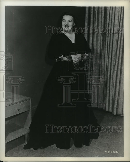 Press Photo Opera Singer Eileen Farrell, Soprano - mjp12316 - Historic Images