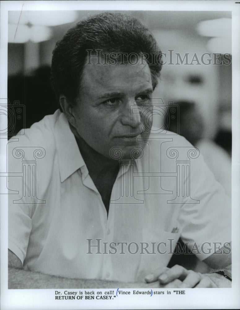 1988, Vince Edwards in &quot;The Return of Ben Casey&quot; - mjp12382 - Historic Images