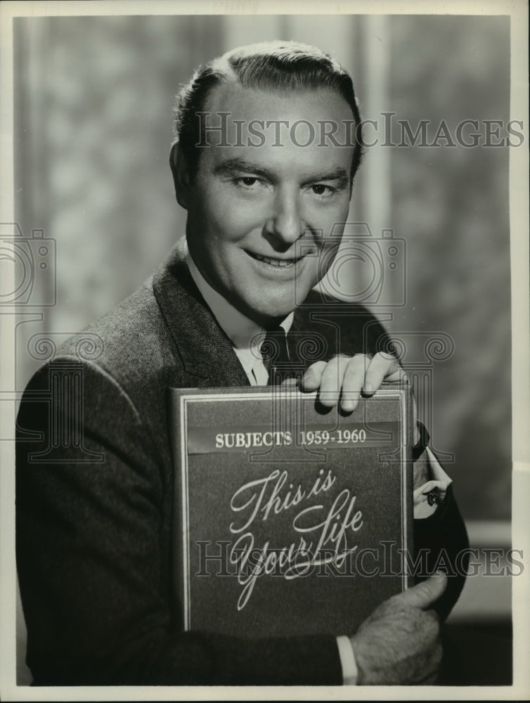 1964 Press Photo Ralph Edwards begins a seventh season on &quot;This Is Your Life&quot; - Historic Images